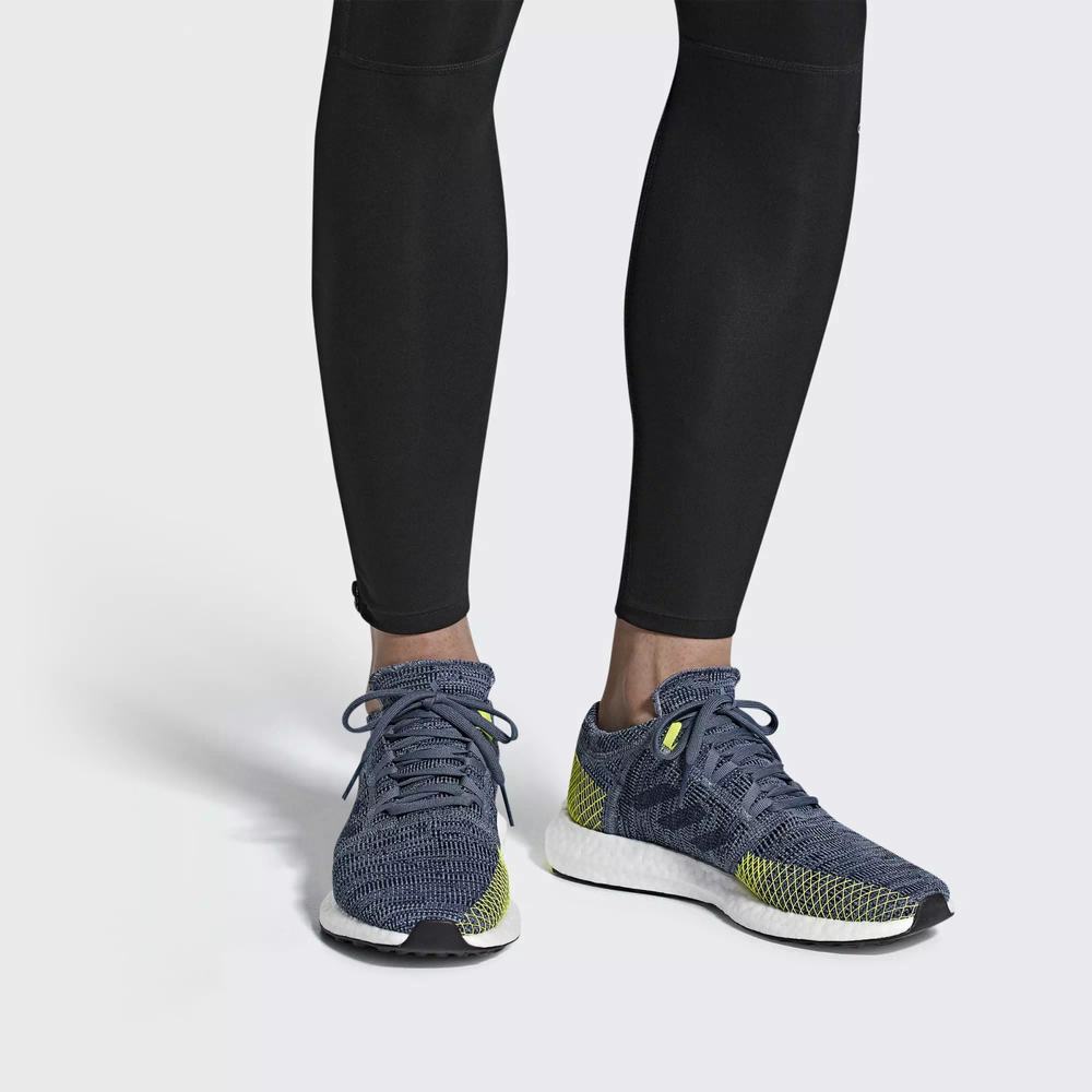Adidas Pureboost Go Tenis Para Correr Azules Para Hombre (MX-30236)